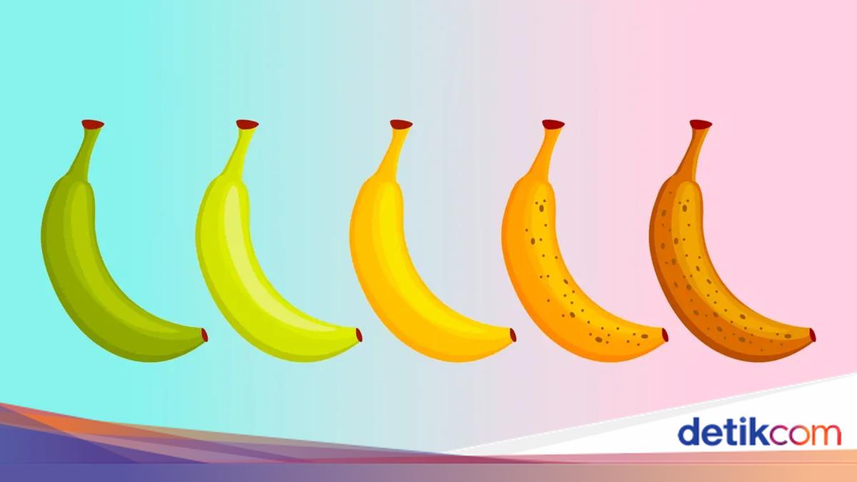 Tangkue Rasa Beda Tahap Beda Rasa, Ini 5 Tingkat Kematangan Pisang dan Nutrisinya