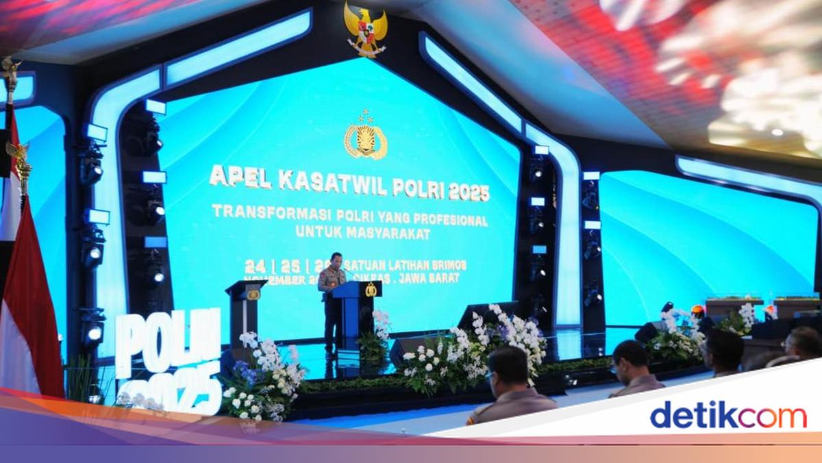 Kapolri Resmi Buka Apel Kasatwil Polri 2025, Samakan Visi Dukung Kebijakan Pemerintah