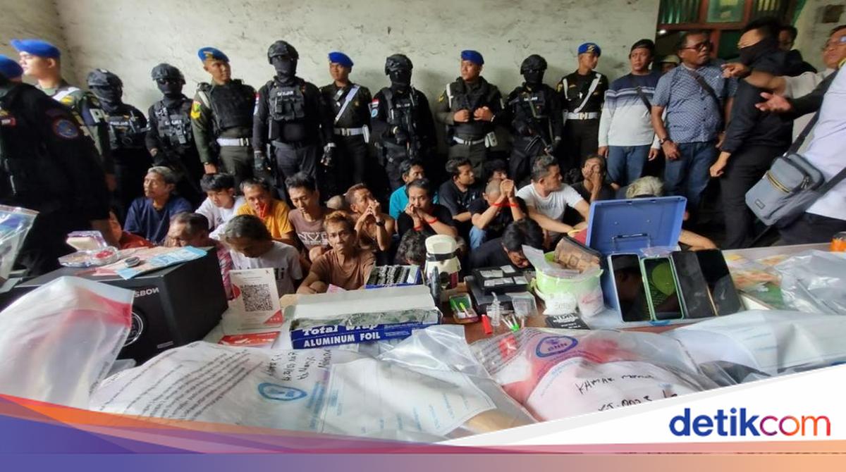 Kampung Berlan Digerebek BNN, Pengedar Narkoba Sempat Kabur ke Atap Rumah