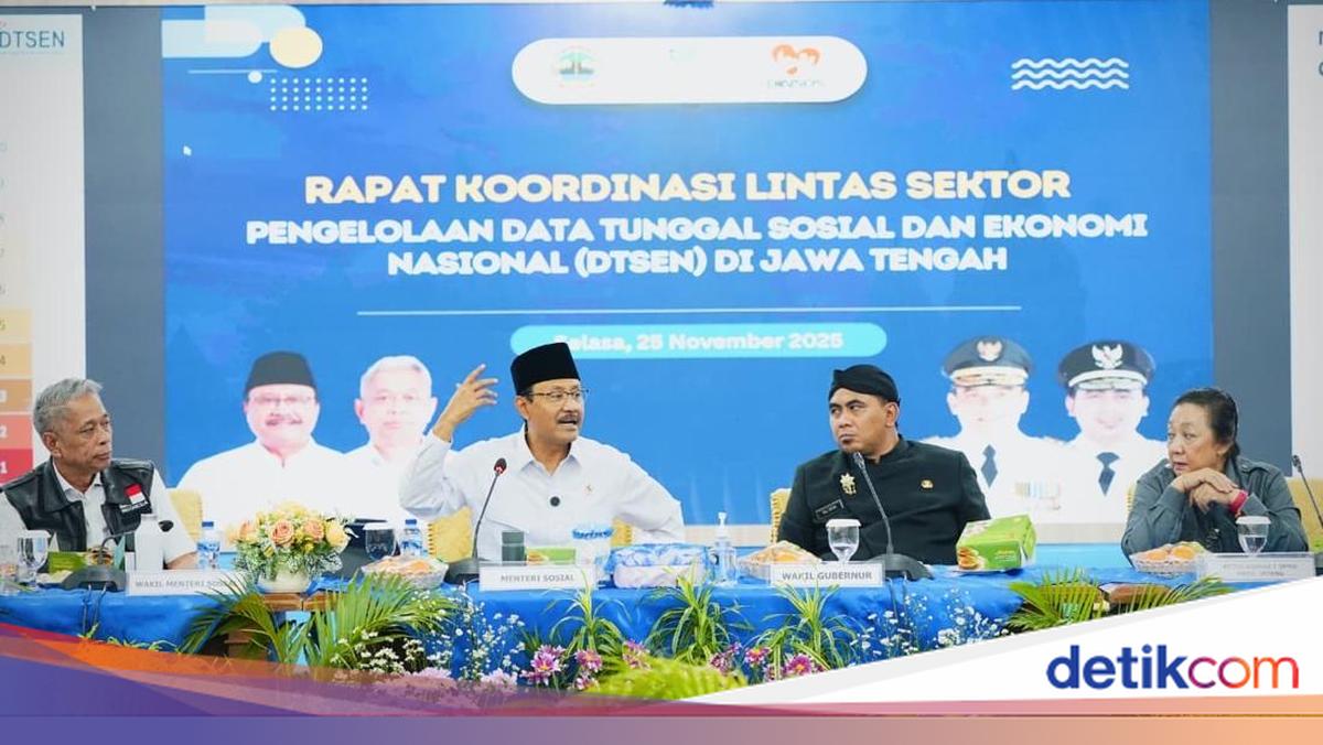 Mensos Ajak Pemprov Jateng Mutakhirkan DTSEN agar Lebih Akurat