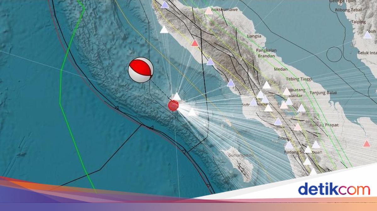 Gempa Sumatra M 6,3, Getarannya Sampai Phuket