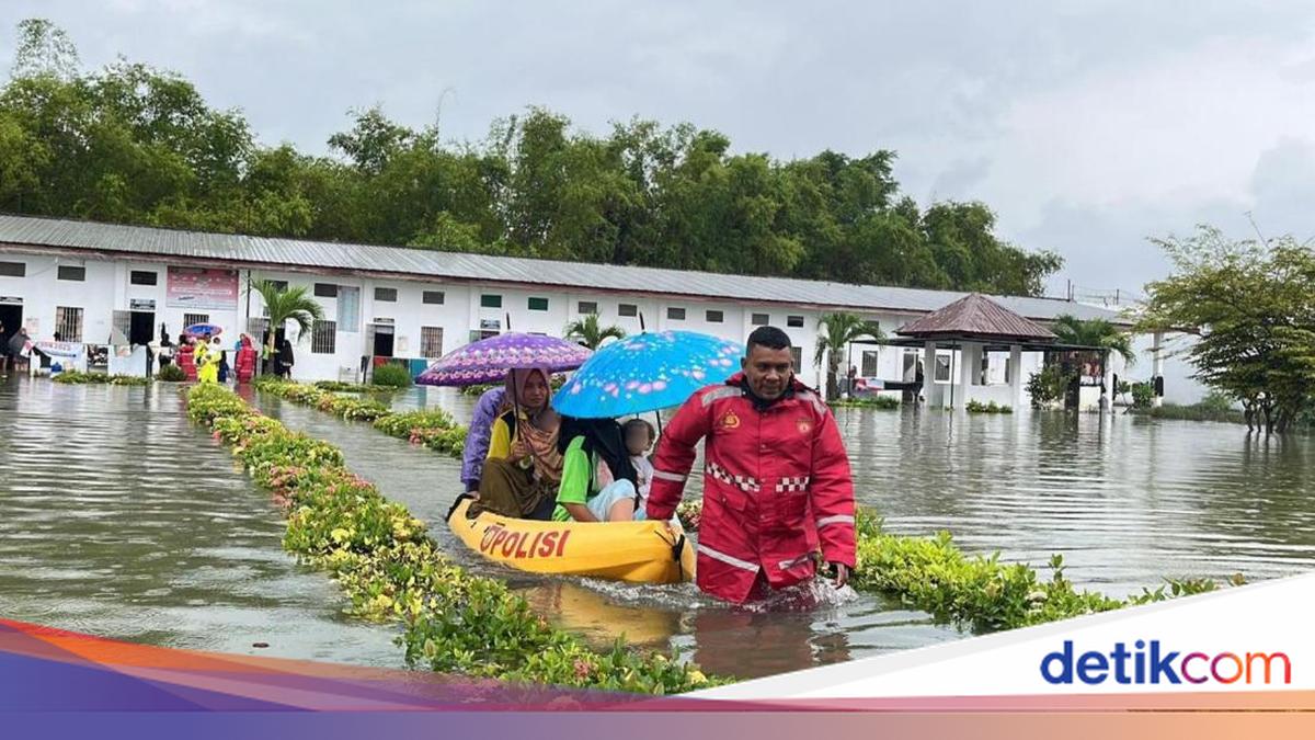 KemenImipas Evakuasi Warga Binaan di Lapas yang Terendam Banjir Aceh-Sumut