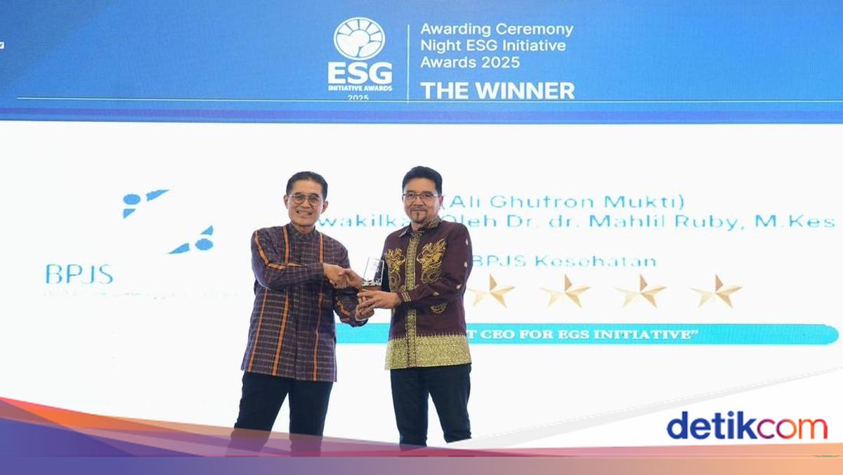 BPJS Kesehatan Raih 3 Penghargaan di Ajang ESG Initiative Awards 2025