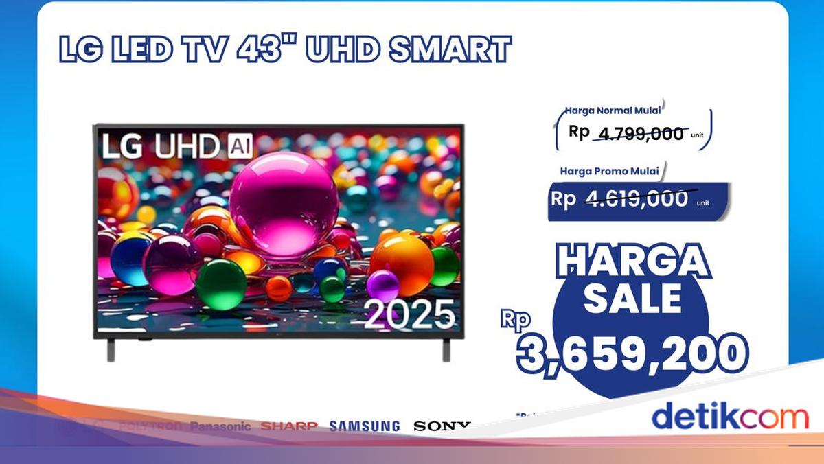 TV 43 Inch di Transmart Full Day Sale Diskon Jutaan Rupiah