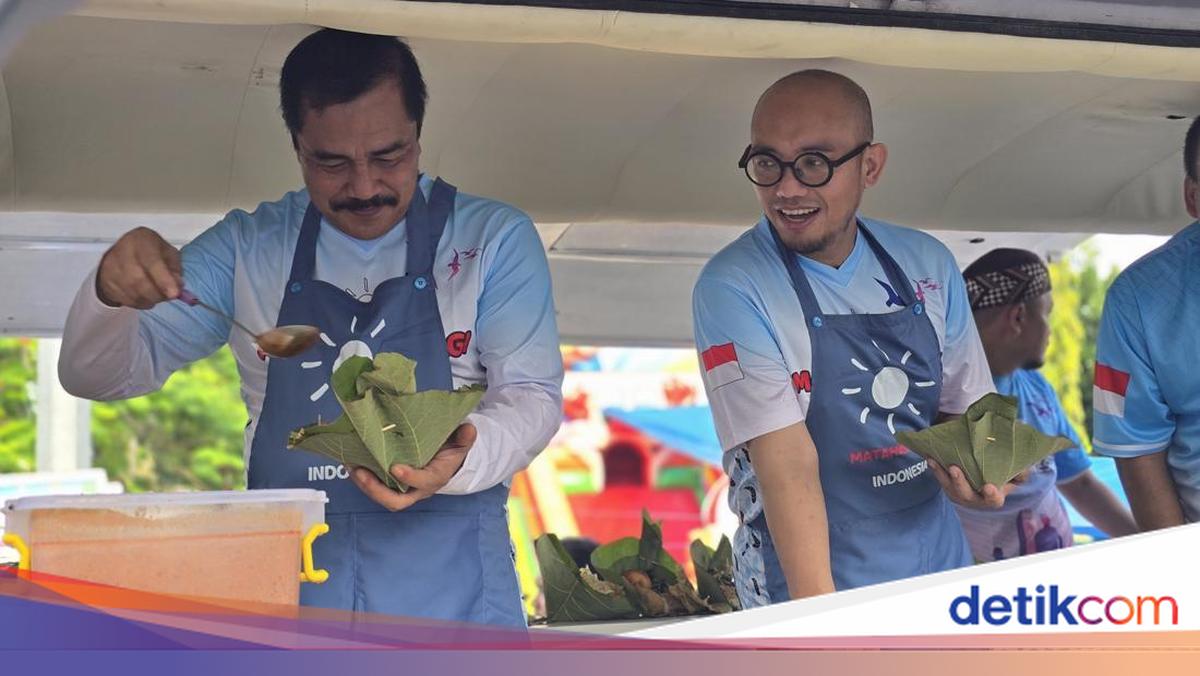 Melihat Menteri Agus Andrianto Jadi Pelayan di Dapur Food Truck Matahari Pagi Indonesia