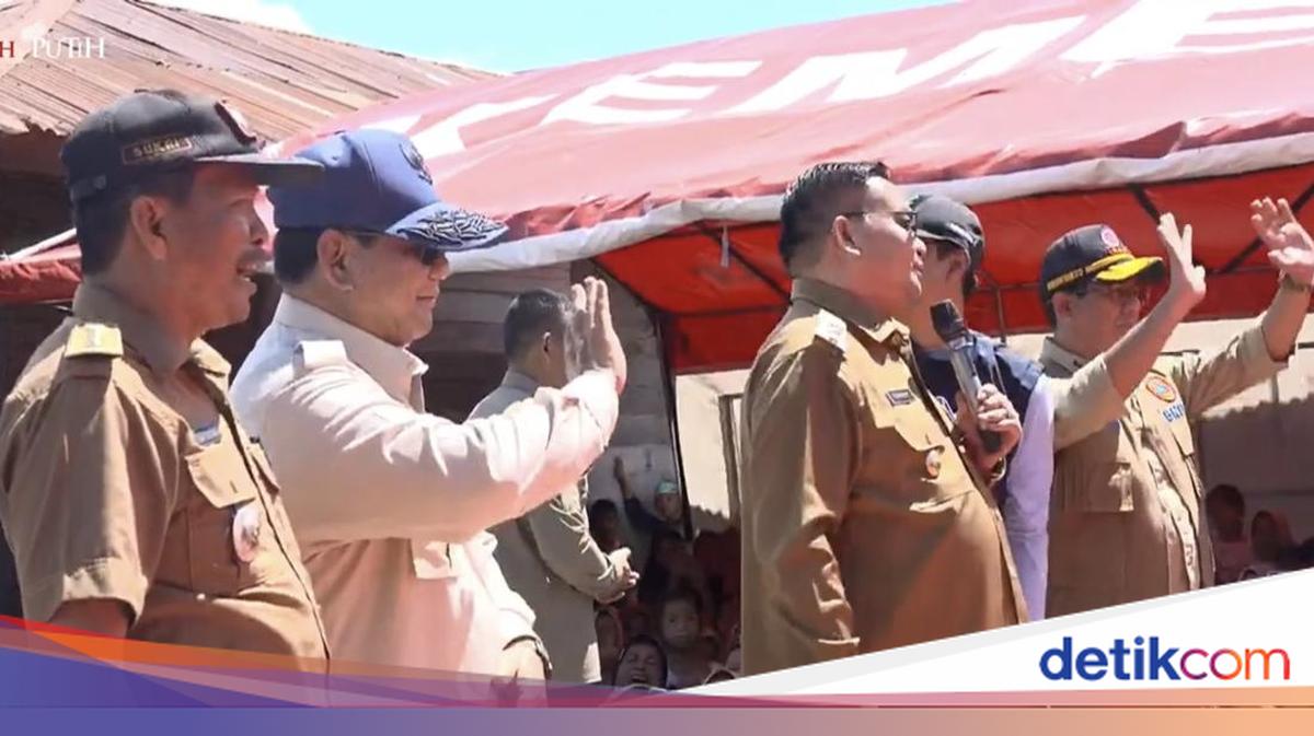 Prabowo Geleng Kepala Dengar Bupati di Aceh Bilang 'Presiden Seumur Hidup'