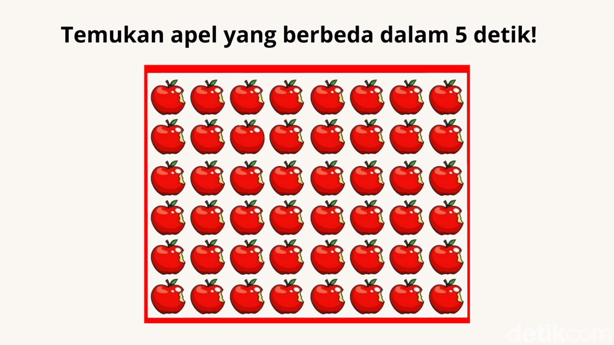 Uji Kejelian mata, Temukan Objek yang Berbeda dalam 8 Permainan Gambar Ini