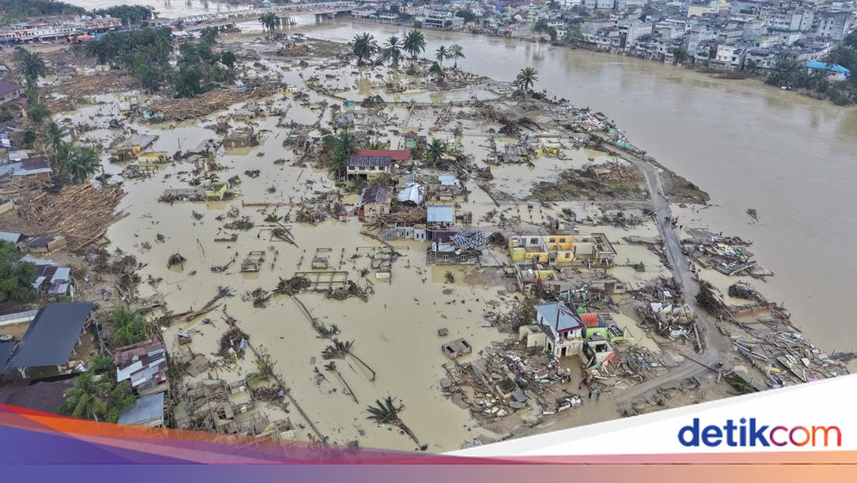 Korban Meninggal Bencana Sumatera Per 22 Desember: 1.106 Orang