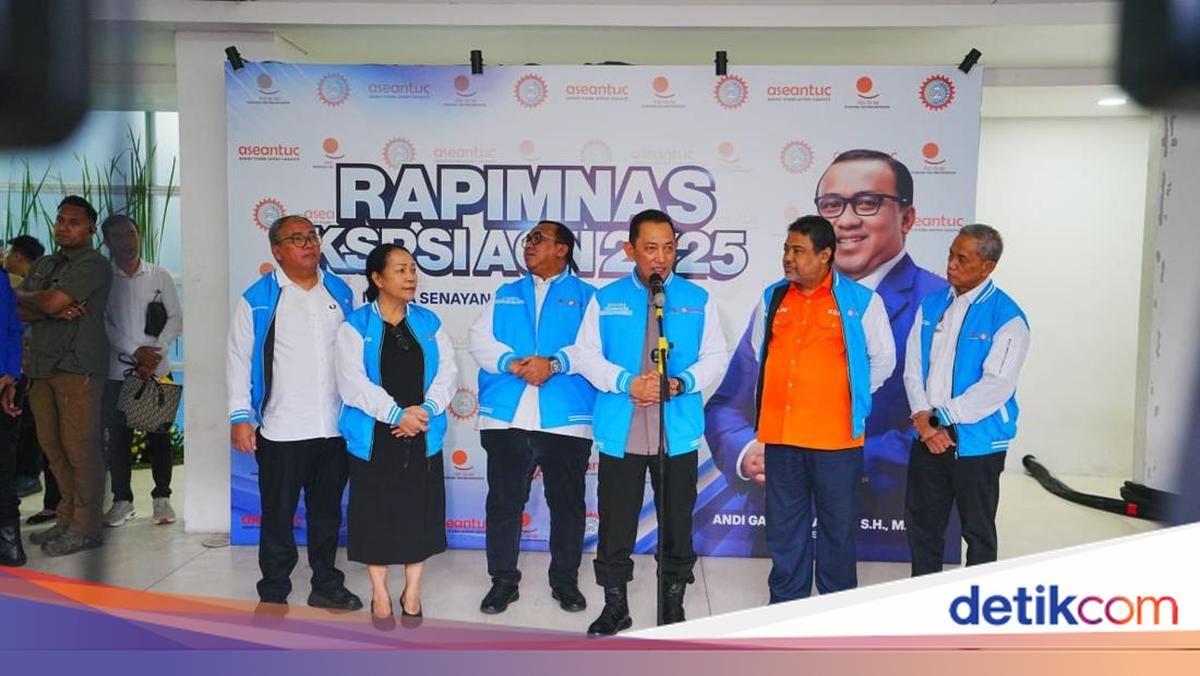 Jadi Ketua Dewan Penasihat KSPSI, Kapolri Komitmen Perjuangkan Hak-hak Buruh