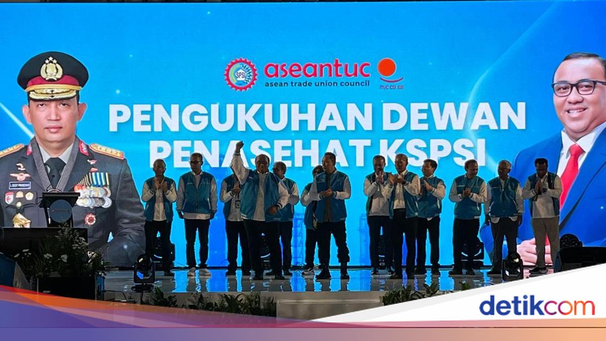 Kapolri Dikukuhkan sebagai Ketua Dewan Penasihat di Rapimnas KSPSI AGN 2025