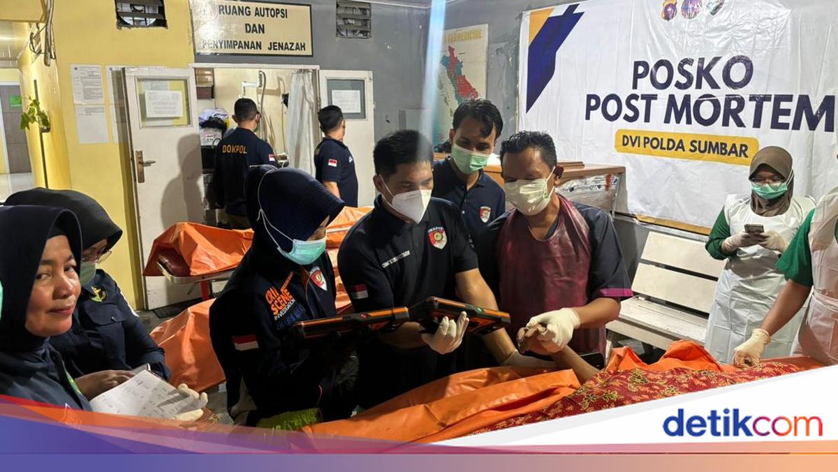 Tim DVI Polda Sumbar Identifikasi 174 dari 200 Korban Tewas Akibat Banjir