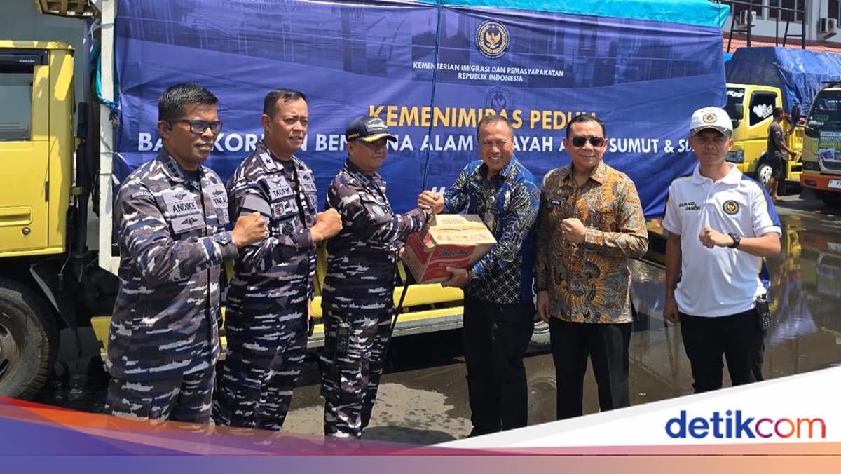 30 Ton Bantuan Korban Bencana Sumatera dari KemenImipas Dikirim Via Kapal TNI AL