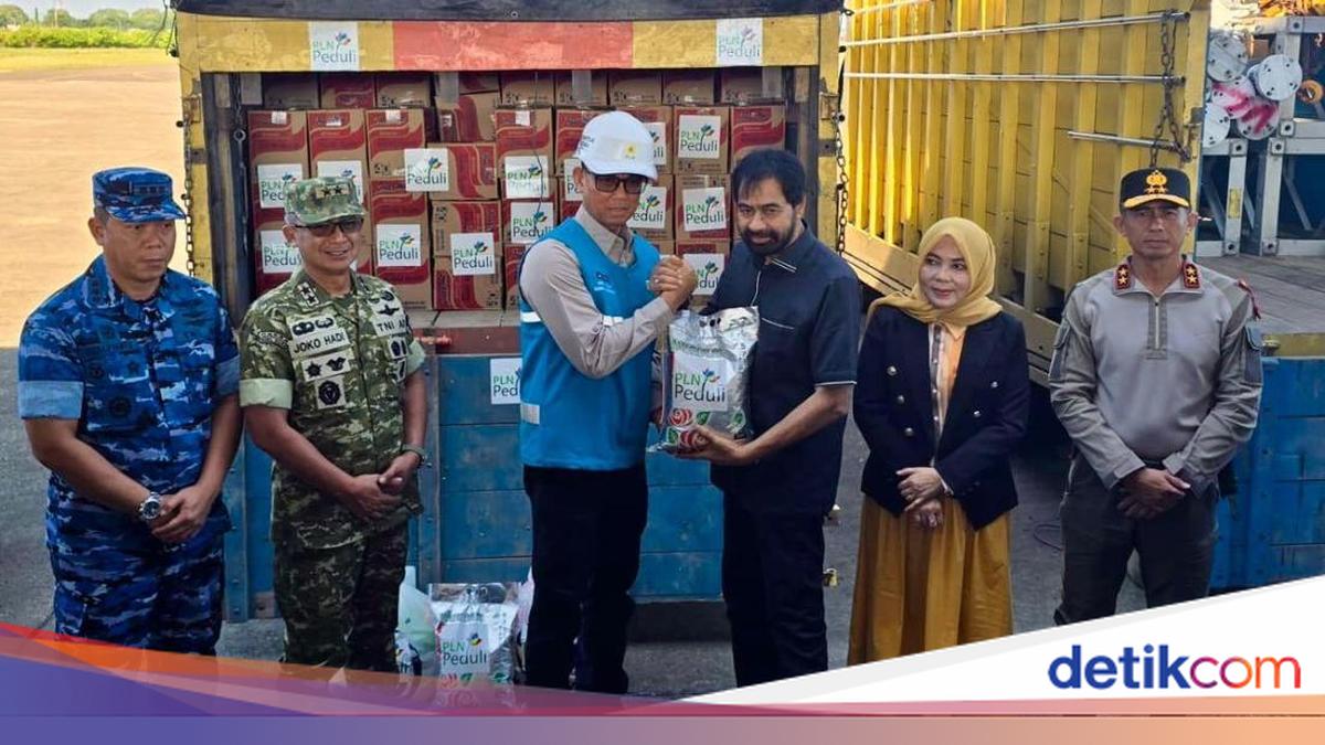 Direksi PLN Turun Langsung Salurkan Bantuan ke Korban Banjir Aceh