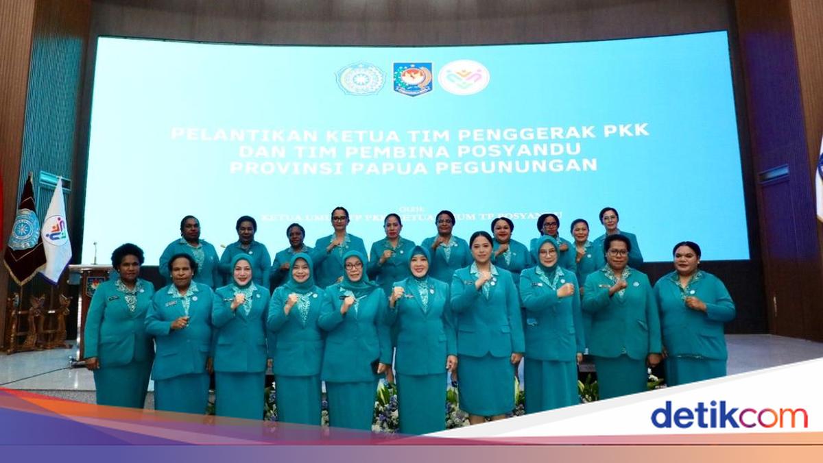 Tri Tito Umumkan Anggieta Bestari Tabo Pimp Ketua TP PKK Papua Pegunungan