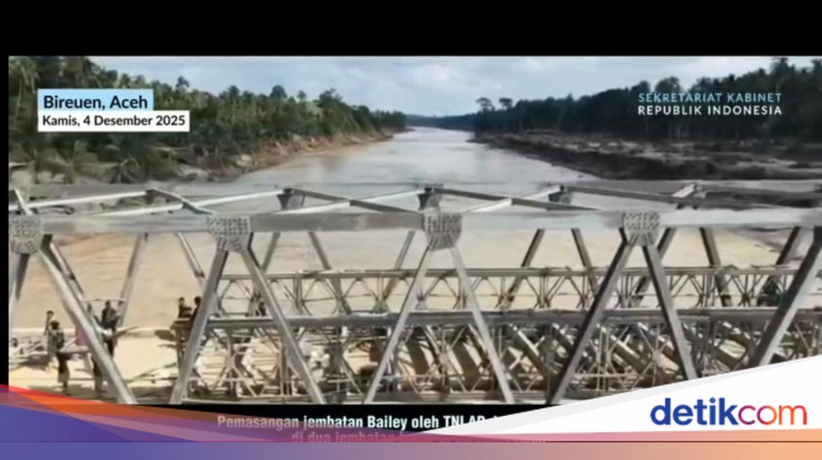 Jembatan Bailey di Bireuen Segera Berfungsi untuk Hubungkan Medan-Banda Aceh