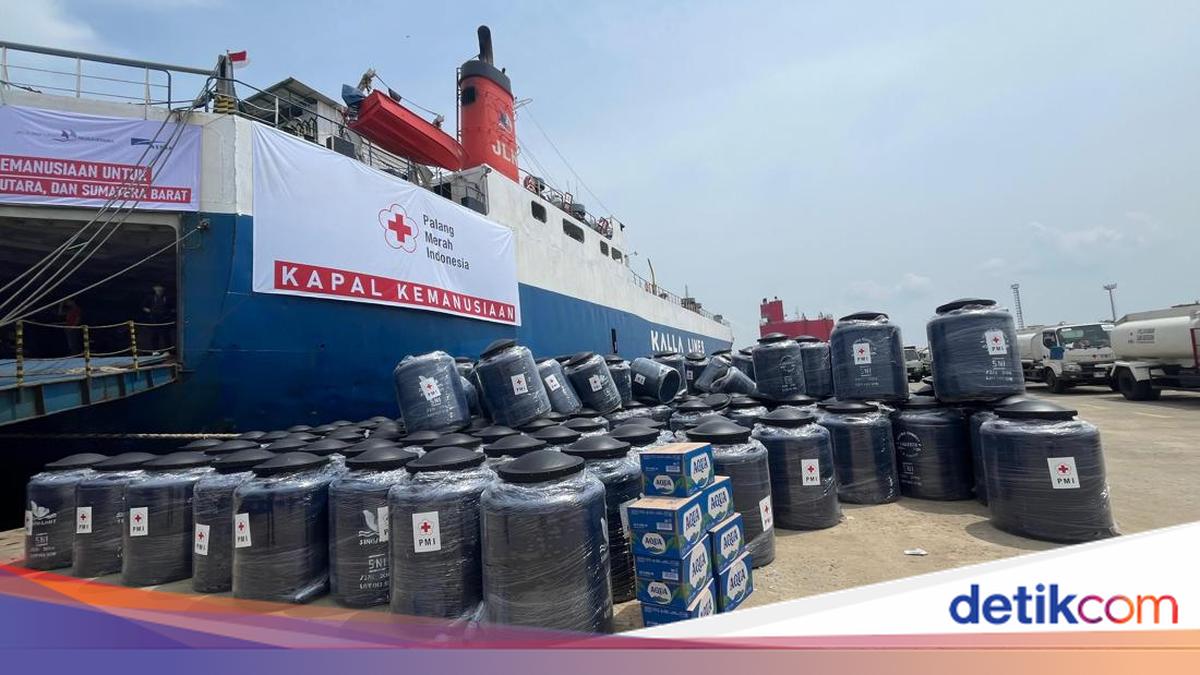 PMI Kirim 1.500 Kantong Darah-Ribuan Logistik untuk Korban Banjir Sumatera
