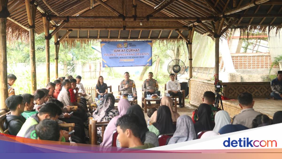 Polres Tangsel Gelar Pengobatan Gratis Hingga Bagi Sembako ke Ojol