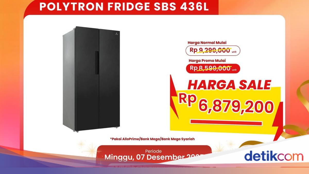 Kulkas 436L Diskon Gede di Transmart Full Day Sale!