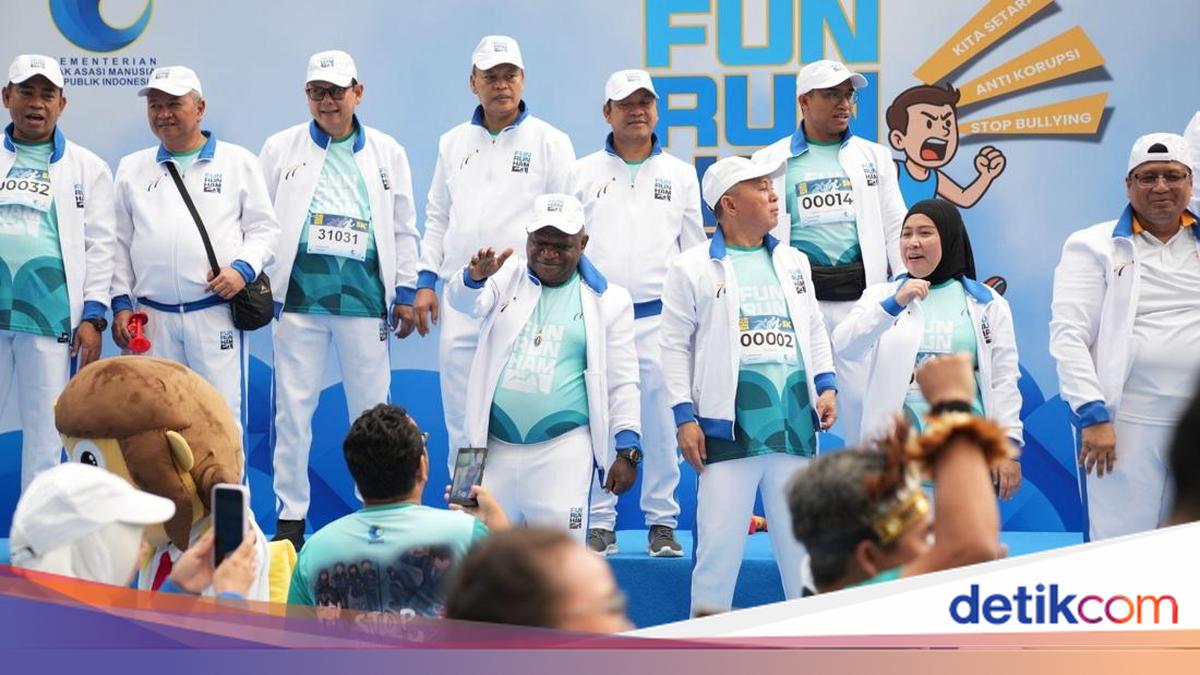 Peringati Hari HAM Sedunia, KemenHAM Gelar Fun Run 2025