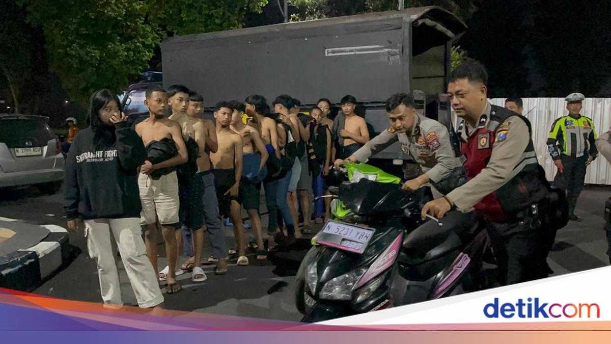Razia Balap Liar di Lumajang Amankan 14 Pemuda, Sita 13 Motor