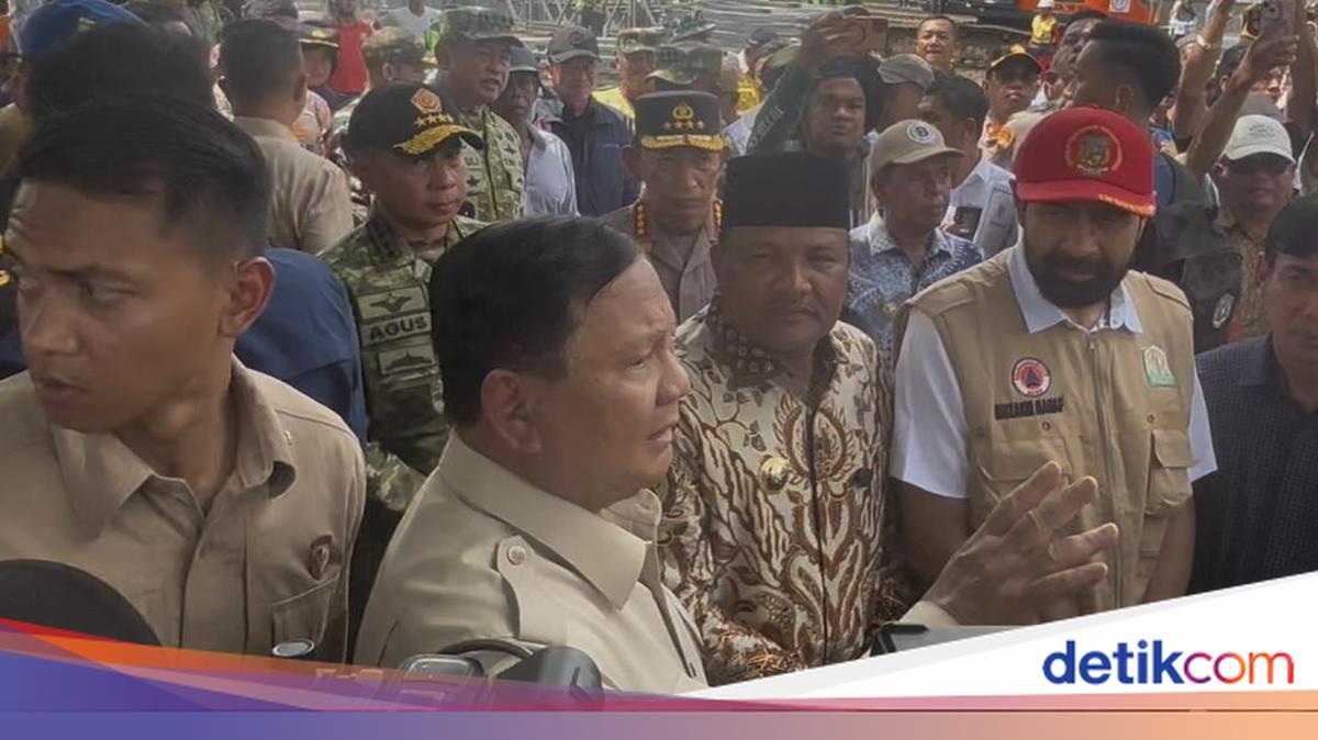 Prabowo Minta Panglima-Kapolri Kerahkan Semua Kekuatan Bantu Korban Bencana
