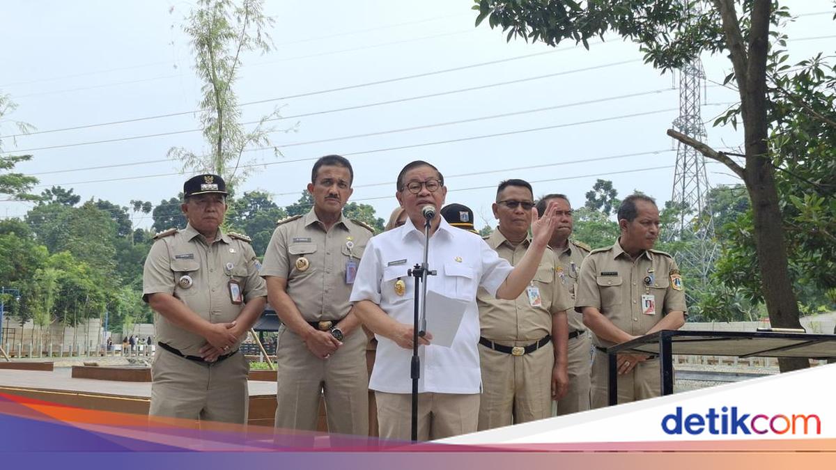 Pramono Resmikan Embung Lapangan Merah, Harap Kurangi Banjir di 3 RW Jagakarsa
