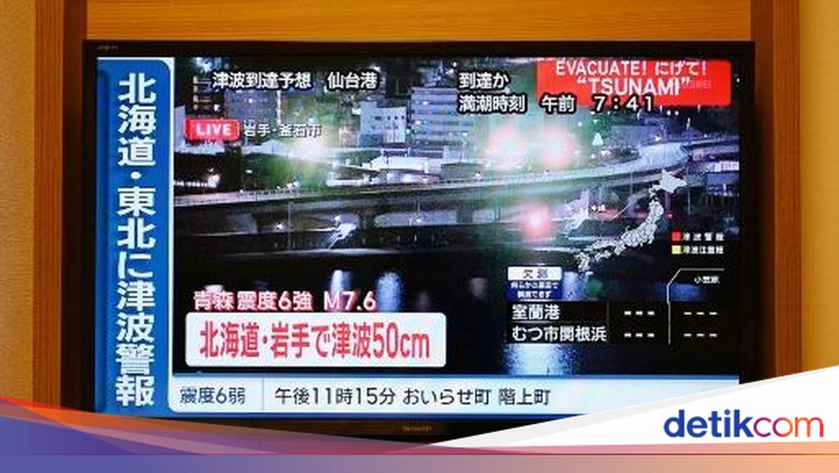 Fakta-fakta Gempa M 7,6 Jepang yang Picu Tsunami Kecil di 2 Lokasi