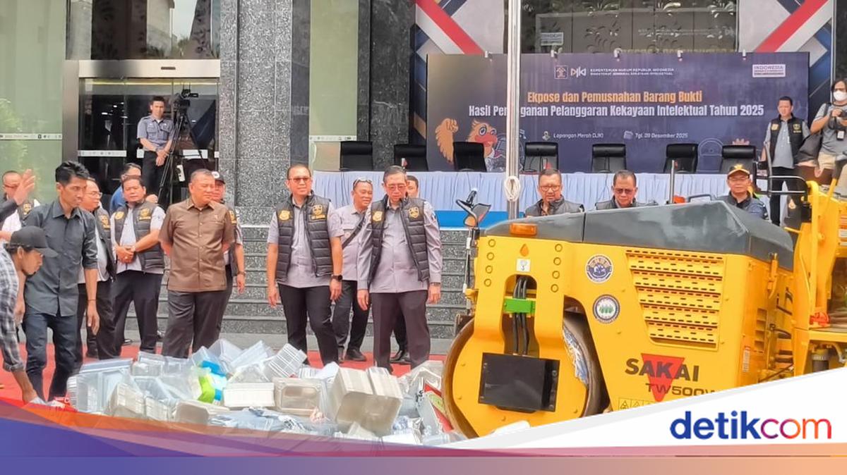 Kemenkum Musnahkan Genset hingga Aksesoris Moge Palsu, Total Nilainya Rp 3 M