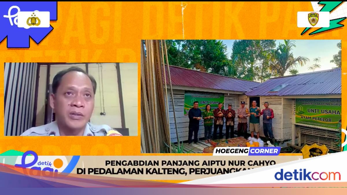 Asa Aiptu Nur Cahyo untuk Desa Binaannya di Pedalaman Kalteng