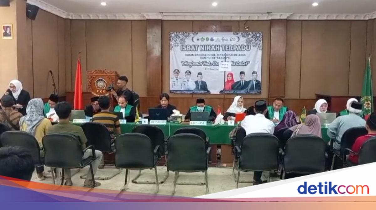 197 Pasutri di Lebak Ikut Isbat Nikah Massal, Ada yang Sudah 35 Tahun Menikah