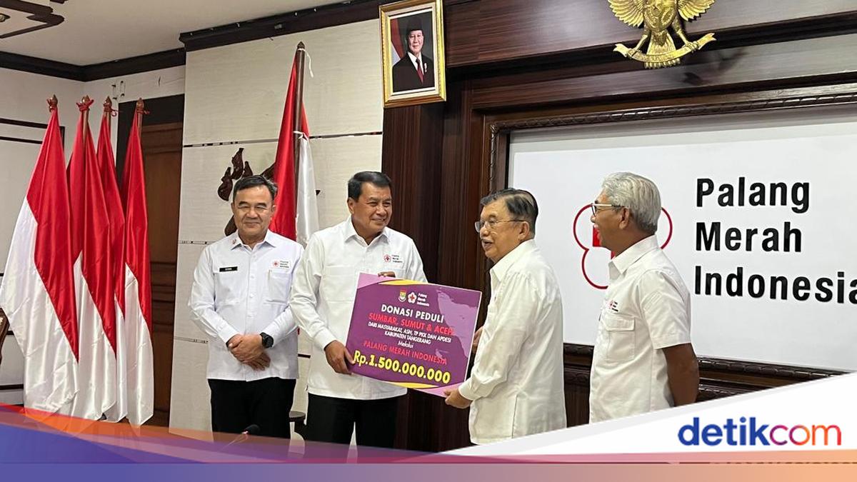 PMI Terima Donasi Rp 1,5 M dari Pemkab Tangerang untuk Bencana Sumatera