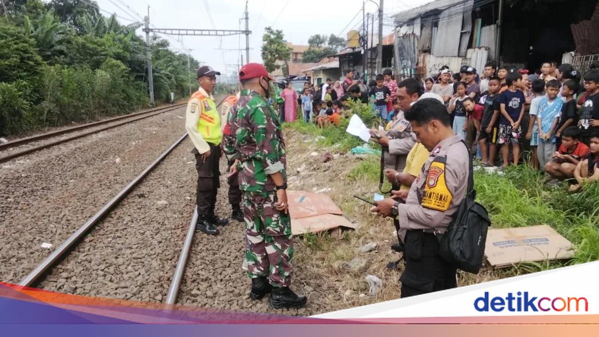 Pria Tewas Tertemper Kereta di Ciputat, Ditemukan Secarik Surat