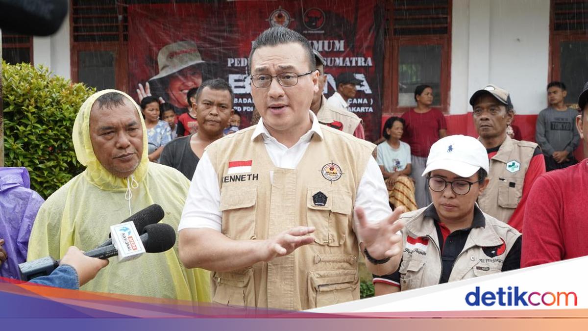 BAGUNA PDI Perjuangan DKI Jakarta Bangun Dapur Umum di Tapanuli Tengah Sumut