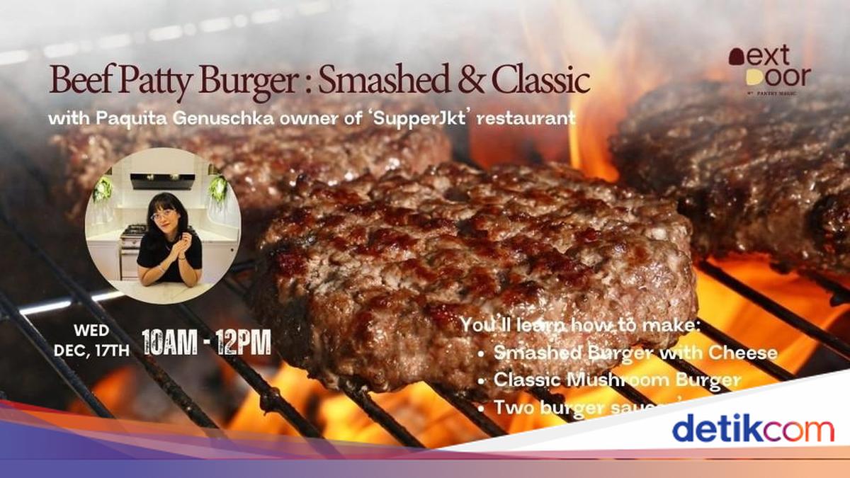 Intip Rahasia Membuat Beef Patty Burger ala Chef Paquita Genuschka