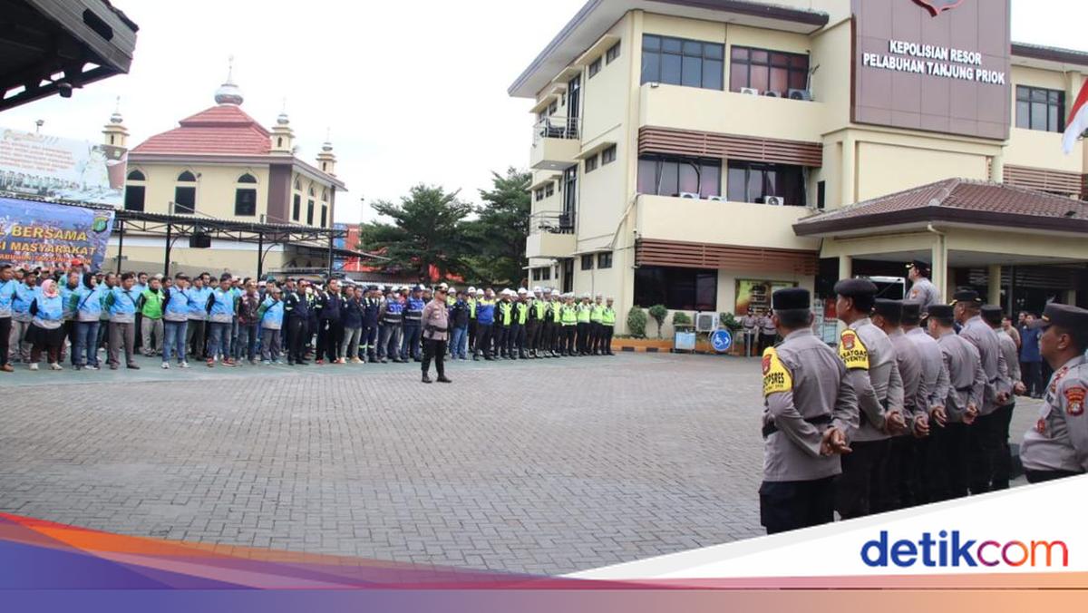 Polres Tanjung Priok Apel Gabungan Potensi Masyarakat, Antisipasi Gangguan Keamanan