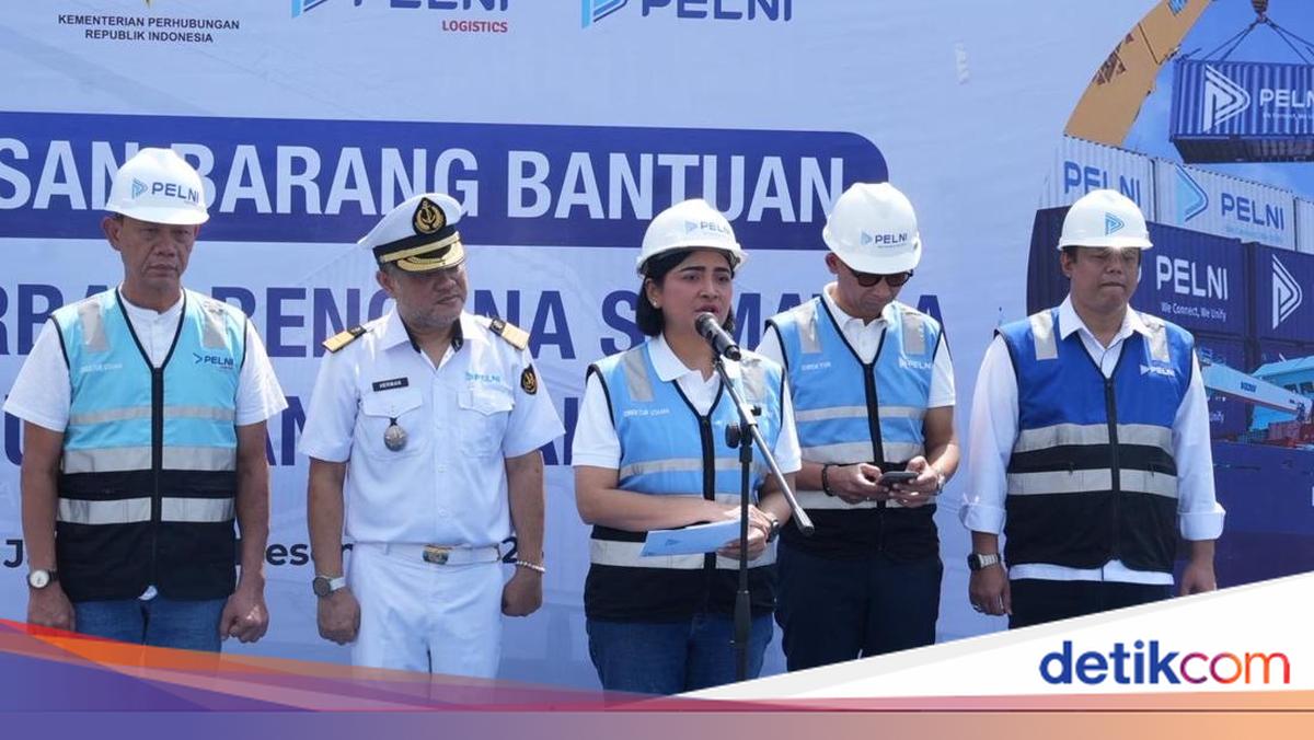 PELNI Berangkatkan 15 Kontainer Bantuan untuk Korban Banjir Sumatera