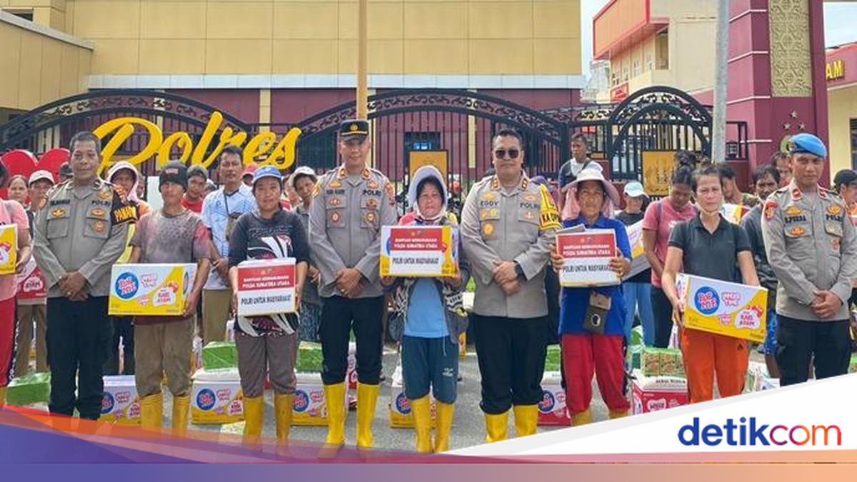 Polri Salurkan 10,2 Ton Beras-Bangun Sumur Bor untuk Korban Bencana Sumatera