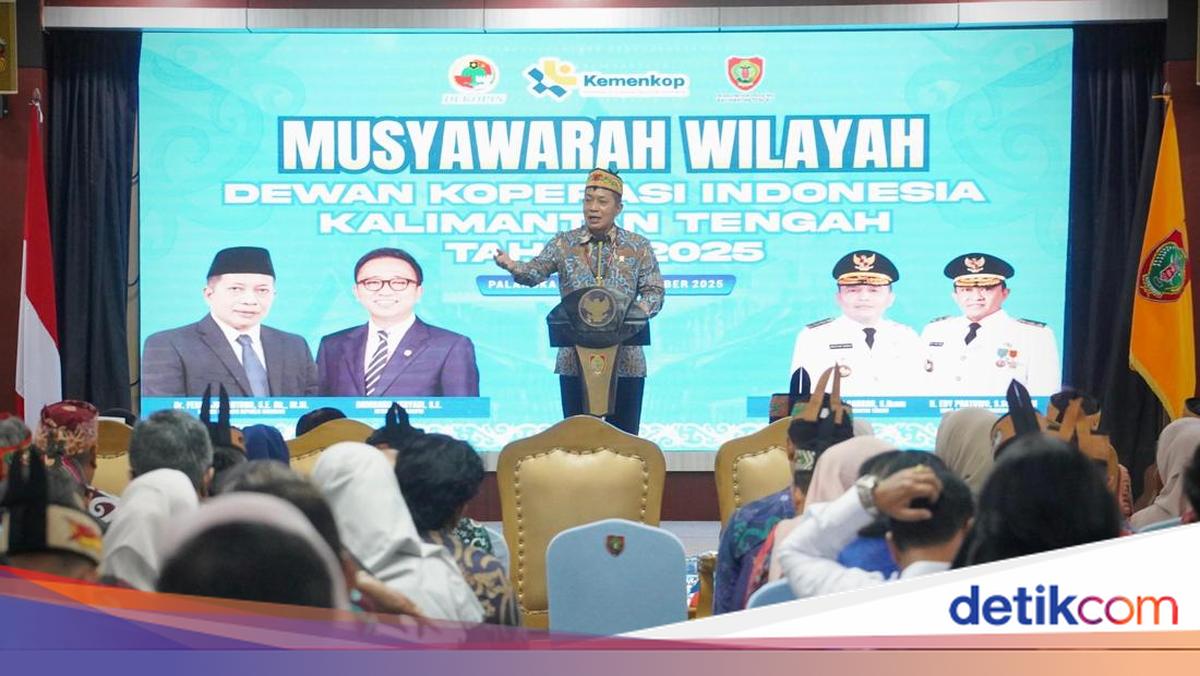 Menkop Buka Muswil Dekopinwil Kalteng, Perkuat Kopdes Merah Putih