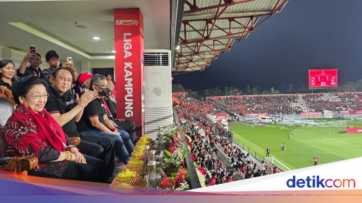 Megawati Nonton Final Soekarno Cup, Beri Pesan Ini untuk Sepakbola