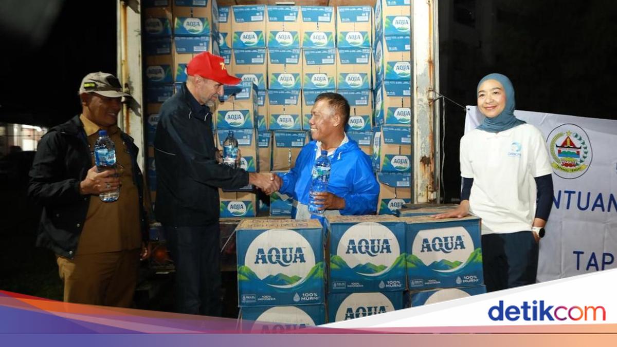 Danone Indonesia Salurkan Bantuan untuk Korban Banjir-Longsor di Tapteng