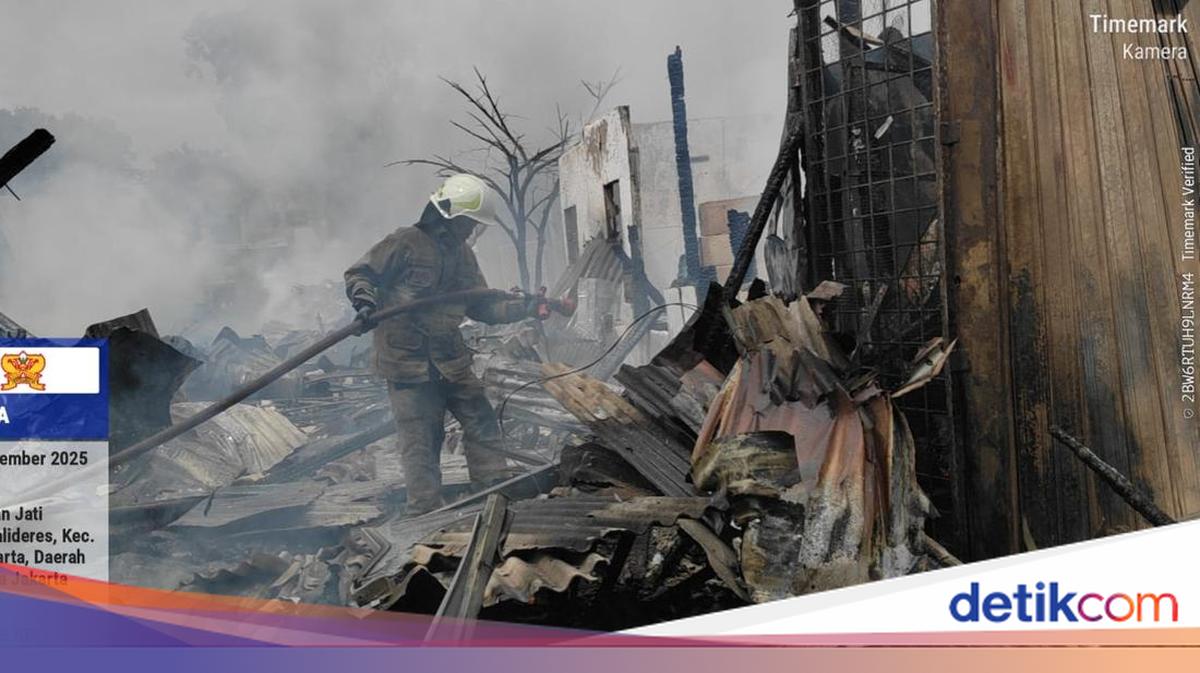 10 Warung di Kalideres Terbakar, Berawal dari Kompor Menyala Ditinggal