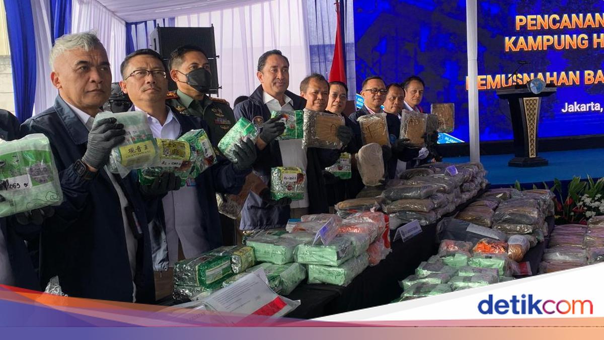 BNN Musnahkan 233 Kg Ganja-113 Kg Sabu: Selamatkan 690 Ribu Jiwa