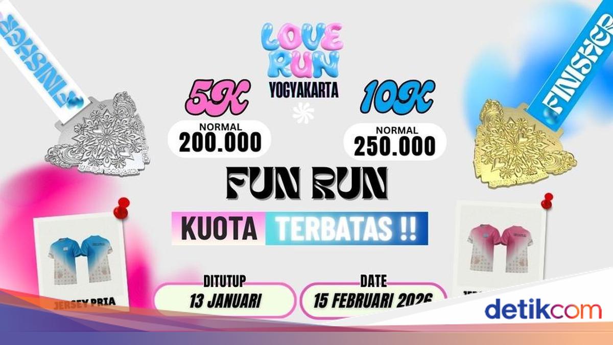 Lari Bareng Kesayangan, Valentine Kian Berkesan di Love Run Yogyakarta 2026