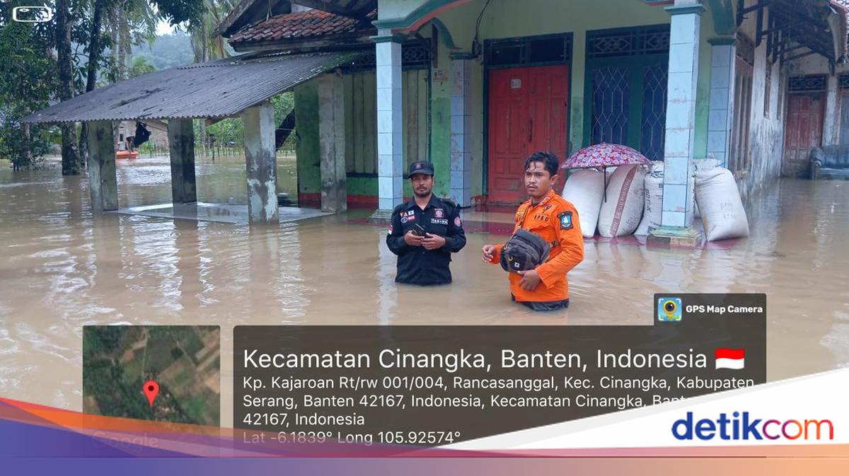 6 Desa di Serang Kebanjiran usai 3 Hari Diguyur Hujan, 2.125 Jiwa Terdampak