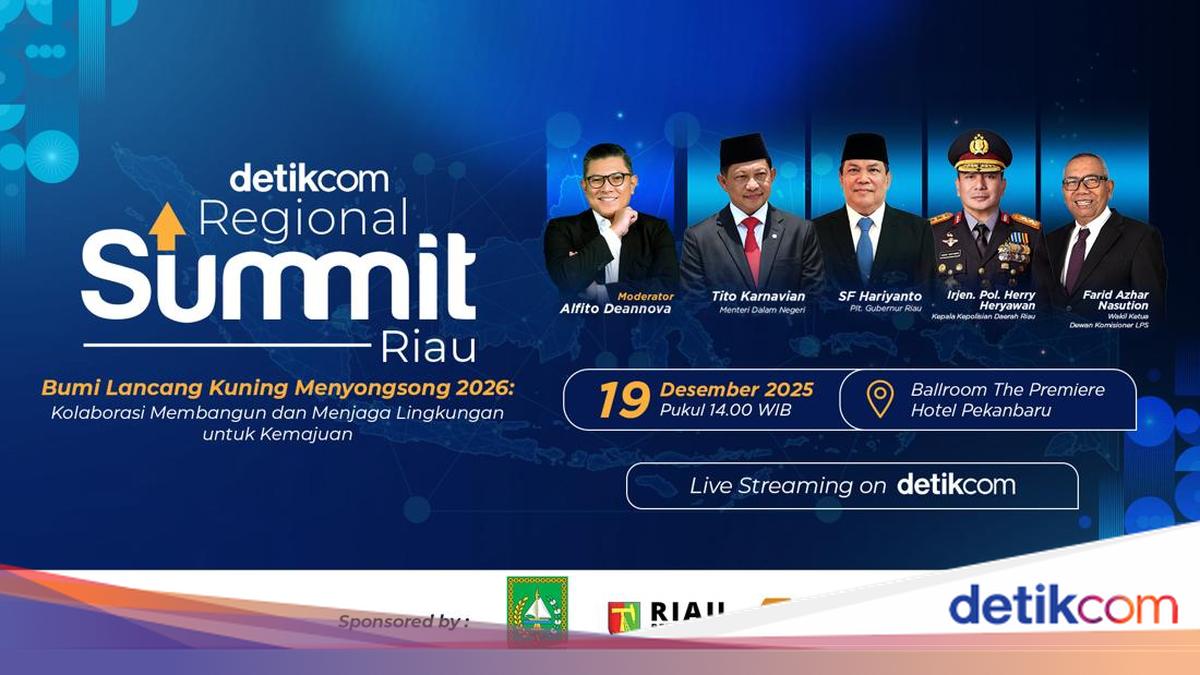 Mendagri-Kapolda Riau Soroti Isu Lingkungan di detikcom Regional Summit