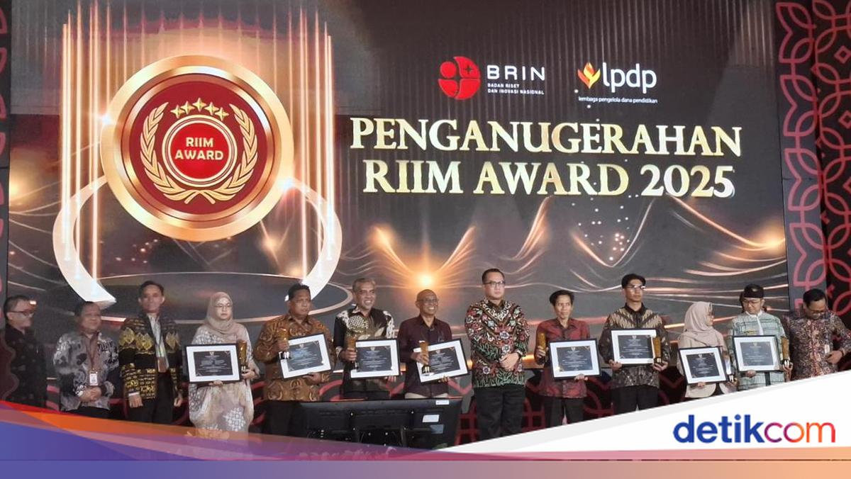 BRIN Beri Penghargaan 8 Periset Berprestasi di RIIM 2025, Ada dari ITS