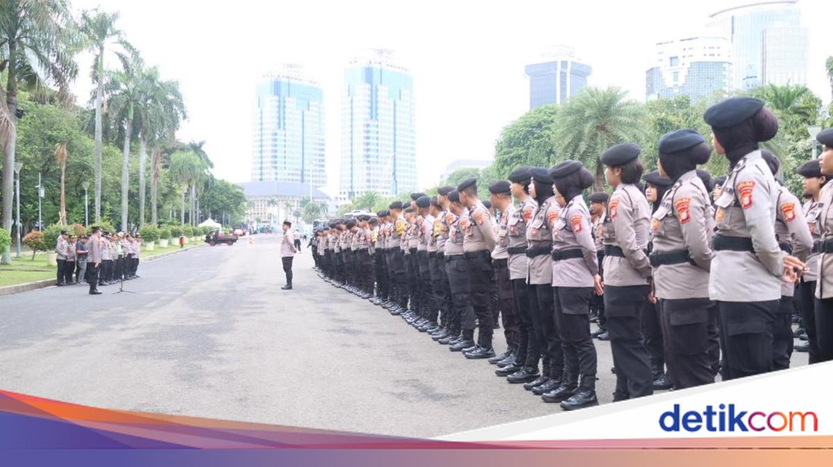 2.154 Personel Polisi Kawal Demo Nelayan di Silang Monas Hari Ini