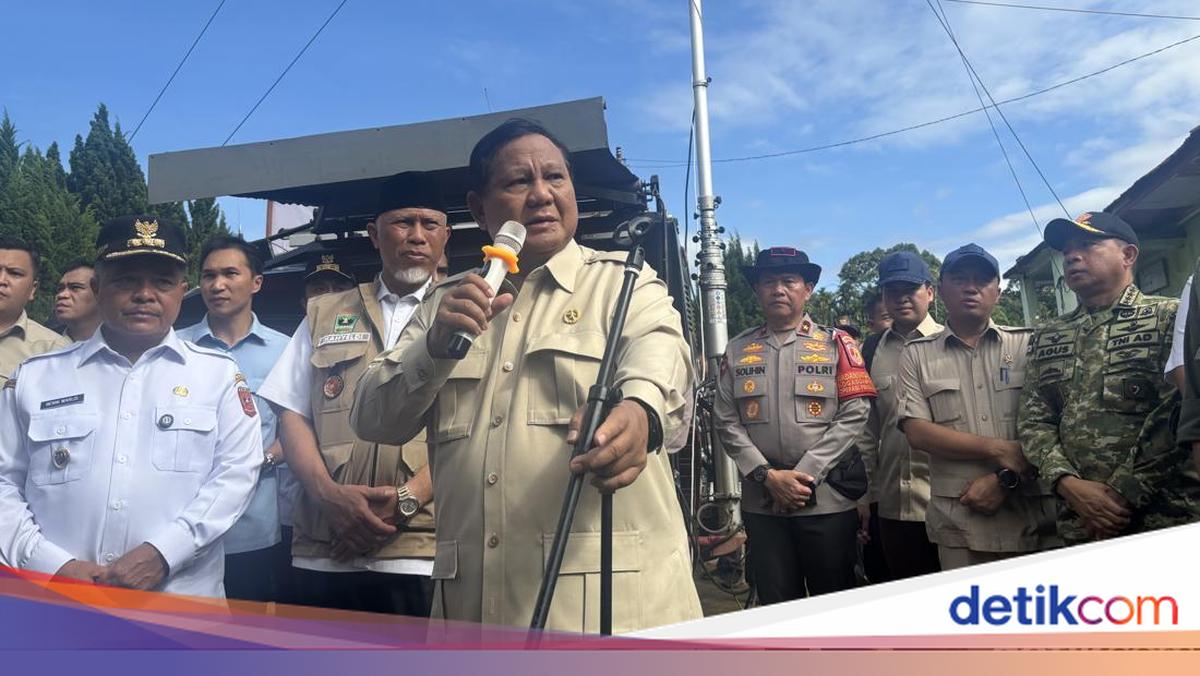 Atensi Khusus Prabowo soal Hunian Sementara bagi Pengungsi