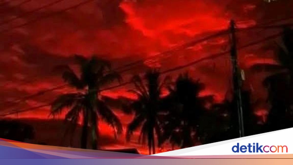 Heboh Fenomena Langit Merah di Pandeglang