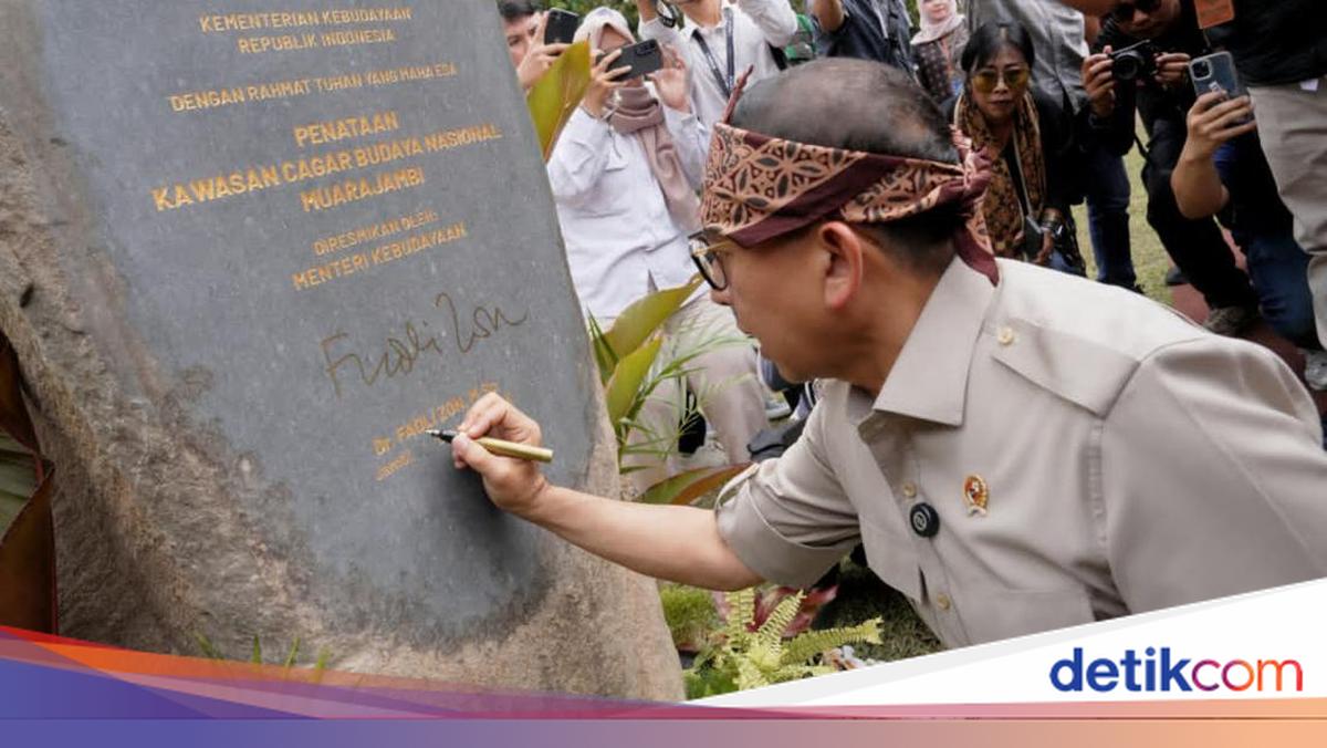Menbud Resmikan Penataan Kawasan dan Pemugaran KCBN Muarajambi